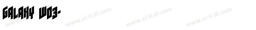 Galaxy W03字体转换